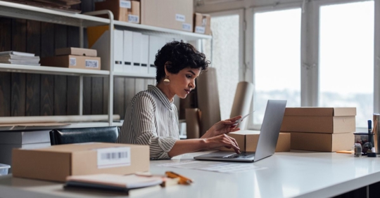 businesswoman working